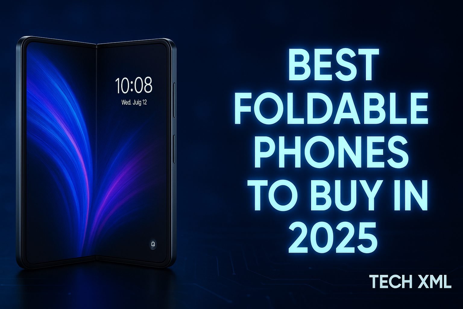 Foldable phones 2025 lineup showcasing Samsung, OnePlus, and Google models