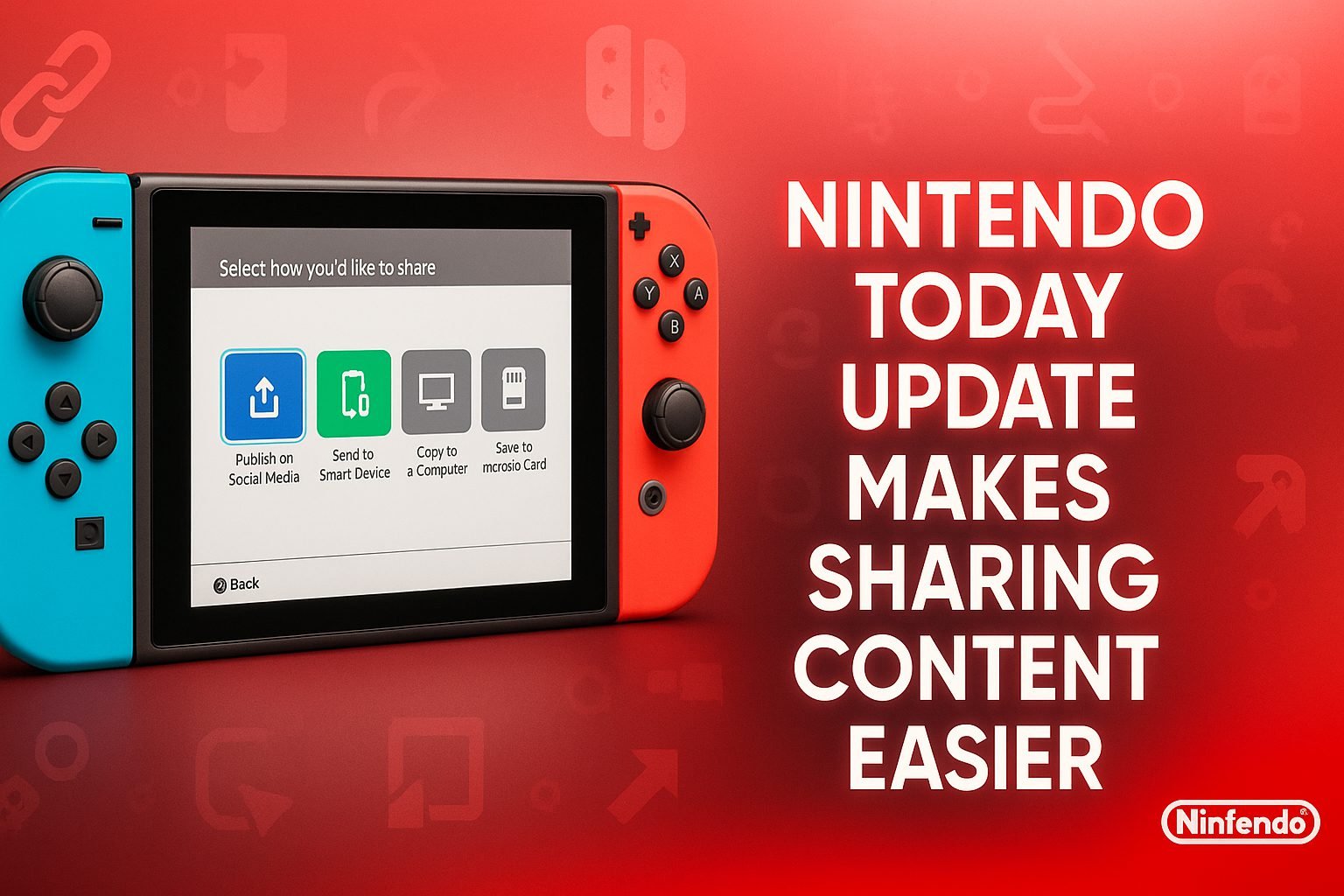 Nintendo Today Update Makes Sharing Content Easier