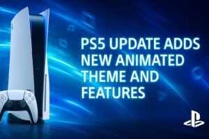 Latest PS5 update featuring animated themes and new customization options for gamers