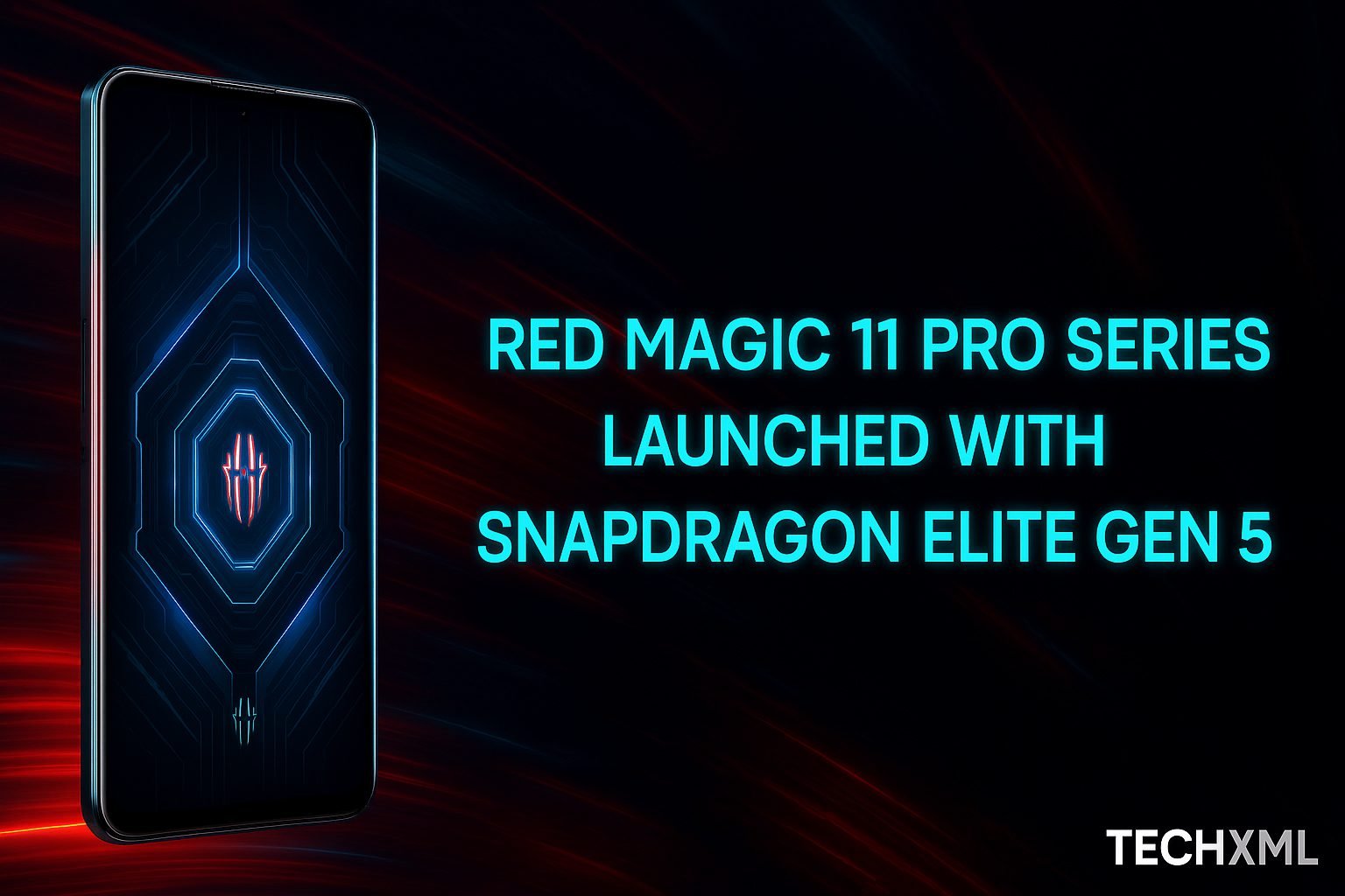 Red Magic 11 Pro Series smartphone with Snapdragon Elite Gen 5 processor for gamers in India