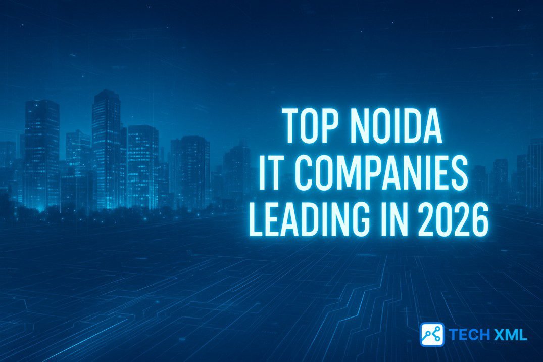 A professional Noida IT office environment showing modern workstations and technology teams delivering high quality digital services in 2026.