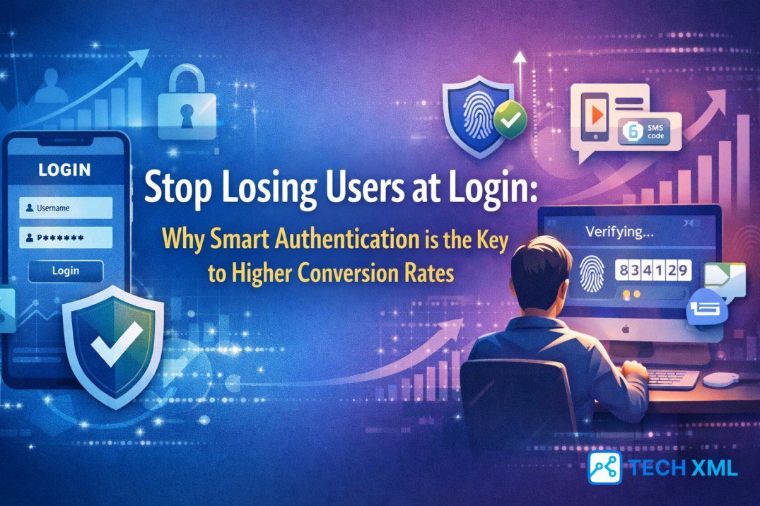 Smart authentication improving login conversion rates through secure and frictionless user login experience design