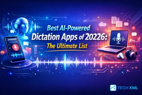 Best AI-powered dictation apps of 2026 showing modern voice to text tools used for fast, accurate, hands free typing