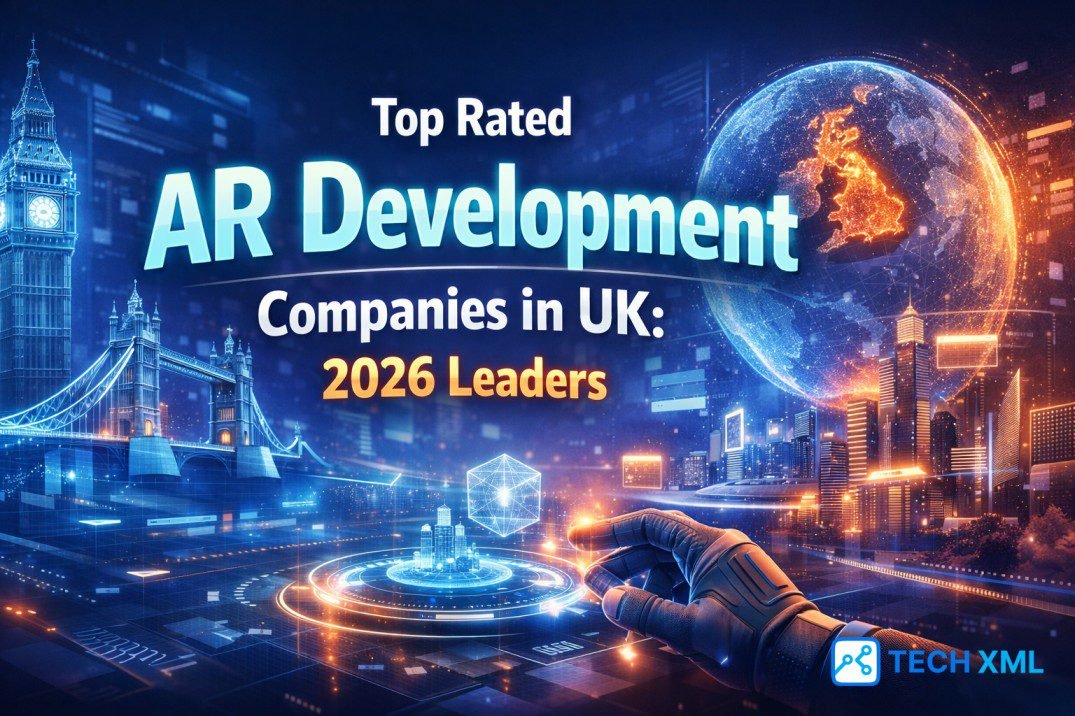 Top rated AR development companies in UK delivering advanced augmented reality solutions across enterprise, retail, and industry use cases.