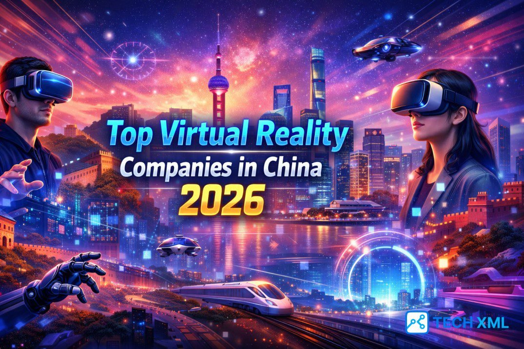 ​​Top Virtual Reality Companies in China 2026 showing advanced headsets, immersive labs, and next generation VR innovation ecosystems