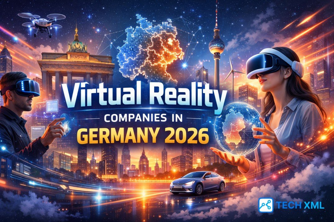 Virtual Reality Companies in Germany 2026 showcasing enterprise VR innovation, industrial training use cases, and immersive tech growth.