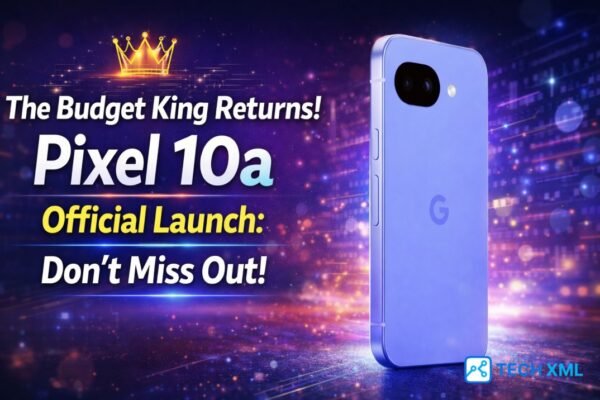 Pixel 10a official launch showcasing Google’s latest budget smartphone design, compact form, and balanced hardware focus for 2026