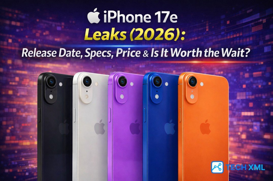 iPhone 17e Leaks banner highlighting expected 2026 design direction, hardware balance, and upgrade expectations