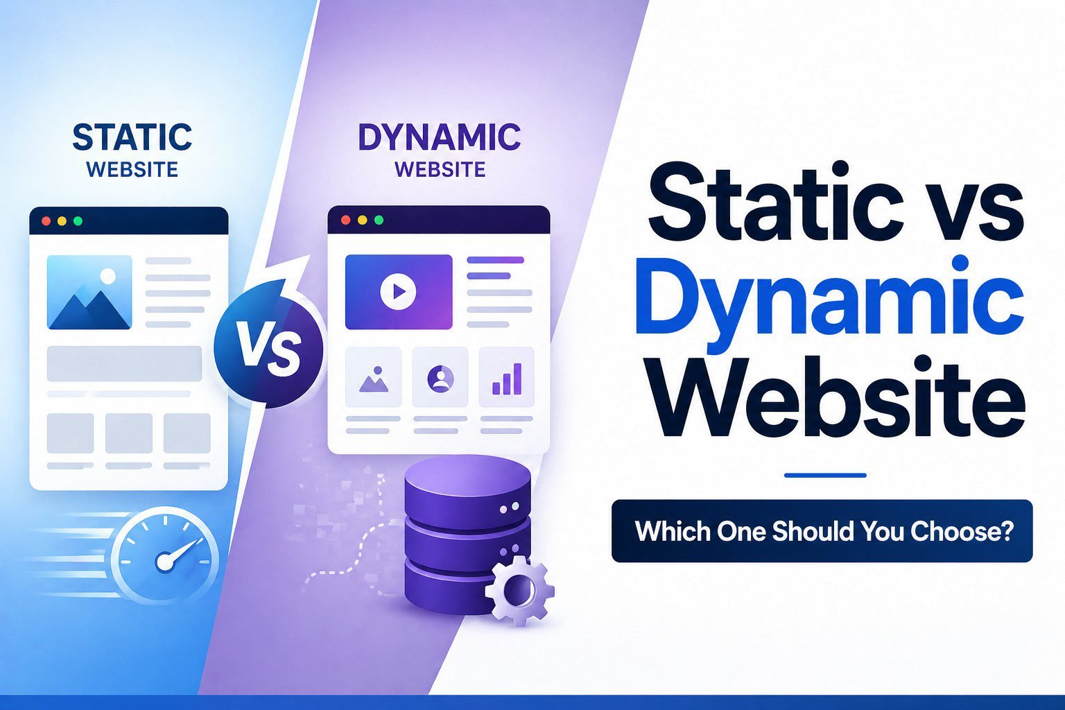 Static vs Dynamic Website, Which One Should You Choose